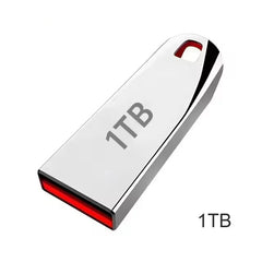 محرك أقراص فلاش معدني USB 3.2 عالي السرعة بسعة 2 تيرابايت، محرك أقراص USB محمول مقاوم للماء بسعة 1 تيرابايت، محرك أقراص فلاش USB محدث جديد