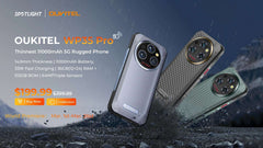 Oukitel WP35 PRO Rugged Smartphone 5G 11000mAh 36GB+512GB, 6.6" 2.4K Display Andiron 14, 64 MP, NFC Cell Phone