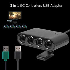 4 Ports Game Converter for GameCube GC Controller USB Adapter for Nintend Switch NGC/Wii u/PC Star Fighting Support Dropshipping