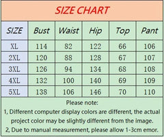 طقم ملابس كاجوال نسائي مقاس كبير 1XL-5XL مكون من قطعتين، بلوزة بدون أكمام بياقة دائرية وبنطلون واسع الساق، طقم من قطعتين