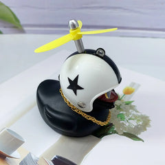 Broken Wind Duck Car Car Car Decoration Electric Battery Car Decoration Bicycle Little Yellow Duck Car Small Cute Decoration
