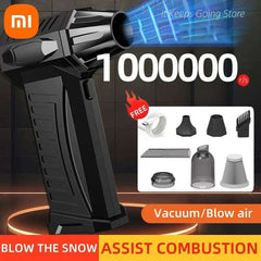 Xiaomi Super Violent Blower 1000000RPM Brushless Turbo Jet Blower 10000mAh Fast Charging Duct Fan 300G Thrust Cleaning Tool ﻿