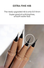 Gege Bear Liquid Eyeliner Pen Waterproof, Smudge-proof, Fast and Precise Makeup, Quick and Smooth Drying