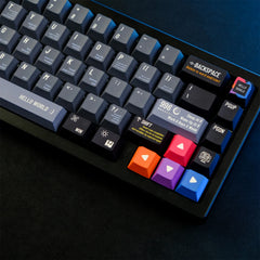 129 Keys Programmer PBT Keycap Cherry Profile Dye Sublimation Keycap for Gateron Cherry MX Switch Mechanical Keyboard IK75 GK64