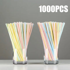 50-1000 قطعة من ماصات الشرب الملونة والأسود من rietjes مرنة لمستلزمات حفلات الزفاف وماصات الشرب للمطبخ بالجملة