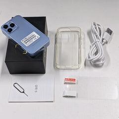 هاتف SOYES XS15 صغير الحجم فائق النحافة بشاشة 3.0 بوصة وذاكرة وصول عشوائي 2 جيجابايت وذاكرة قراءة فقط 16 جيجابايت ونظام تشغيل أندرويد 8.1 وشريحتي اتصال وبطاقة ذاكرة 3G وبطارية 1000 مللي أمبير في الساعة وواي فاي ونظام تحديد المواقع العالمي (GPS)