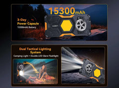 Cubot kingkong power 5, Rugged Smartphone Android 15, 15300mAh Battery, 6.88" 120Hz Screen, 16GB RAM (6+10), 128GB ROM, MTK G100