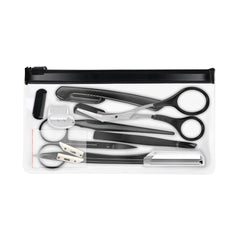 2-17 PCS Eyebrow Trimmer Set Eyebrow Razor Scraping Eyebrow Comb Razor Eyebrow Clip Scissors Tweezers Makeup Tools Sets
