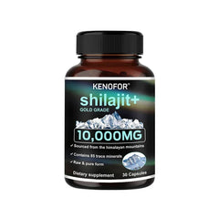 Shilajit Purest Himalayan Shilajit Resin - Gold Grade with Fulvic Acid and 85+ Trace Mineral Complex for Energy & Immune Support