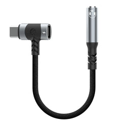 محول سماعات أذن وشاحن USB C إلى 3.5 مم 2 في 1 من النوع C إلى مقبس ميكروفون Aux، مع دونجل تشفير الشحن السريع PD 100 وات.