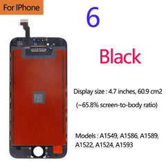 AAA+++ Quality For iPhone 5 5s 5c 6 7 LCD Display Touch Screen For 6s 7 8 Plus SE 100% Brand New LCD Digitizer tempered+Gifts