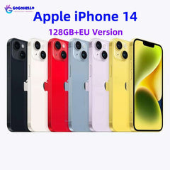 Original Unlocked Apple iPhone 14 EU Version 1SIM+eSIM 128GB 6.1" Super Retina OLED Face ID NFC A15 5G SmartPhone 98% New