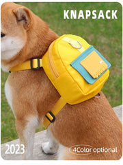 Waterproof Pet Backpack For Dogs Puppy Bag With Harness Collar Outdoor Travel Dog Snacks Backpack French Bulldog Dog Accessories