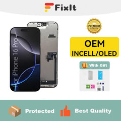 شاشة بديلة ممتازة لهاتف iPhone 16 Pro مقاس 6.9 بوصة مع إطار محول رقمي لشاشة LCD للهاتف المحمول مع أداة تجميع كاملة