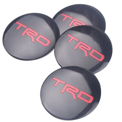 56/60mm Car Wheel Hub Center Cap Aluminum Metal Logo Stickers For Toyota Rav4 Corolla Camry Aqua Auris Cross Yaris TRD Prius GR