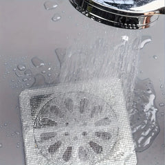 10/20pcs Floor Drain Sticker, Insect-proof Self-adhesive Bathroom Hair Filter Net, Sewer Filter, Kitchen Anti-blocking Mesh Net