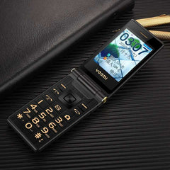Yeemi G10-C 2G GSM Dual SIM Dual Screen Flip Feature Phone Big Fronts For Elder 2.8 inch FM Mp3/Mp4 Bluetooth Cheap Cellphone
