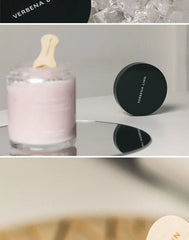 VERBENA LINN× Fukimi Momoyama Joint Mian Ice series nicotinamide Fragrance Sea Salt Scrub مرطب برائحة الفاكهة