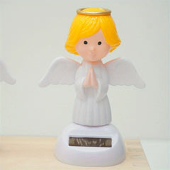 1PC Angel Solar Car Decoration Solar Dancing Figures for Car Dancing Dolls Swinging Animated Bobble Dancer Car Decor