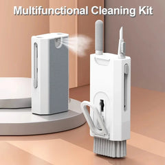 8 in 1 Cleaning Kit Computer Keyboard Cleaner Brush Earphones Cleaning Pen For Headset IPad Phones Cleaning Tools Keycap Puller