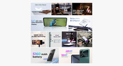 New HOTWAV Note 12 2024 Smartphone Android 14.0 5160MAH Cellphones 6+128GB 48MP+16MP+0.08MP Camera 6.8" HD Global Mobile Phone