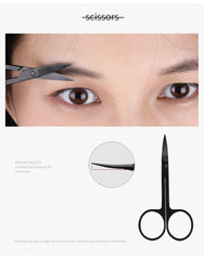 2-17 PCS Eyebrow Trimmer Set Eyebrow Razor Scraping Eyebrow Comb Razor Eyebrow Clip Scissors Tweezers Makeup Tools Sets