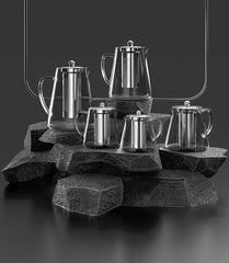 Heat Resistant Glass Teapot with Stainless Steel Tea Strainer Infuser Flower Kettle Kung Fu Teaware Set Puer Oolong Pot