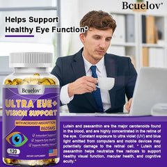 Advanced Eye Vitamin Supplement for Macular Health and Dry Eyes - Supports Eye Strain, Stress, Night Vision