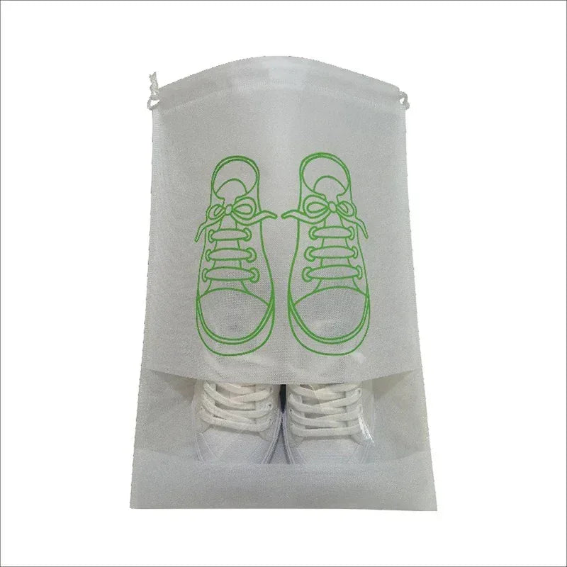 10/5pcs Shoes Storage Bags Closet Organizer Non-woven Travel Portable Bag Waterproof Pocket Clothing Classified Hanging Bag 2025 - Mumzar