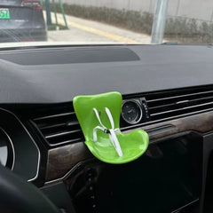 15-17cm Car Doll Seat Doll Safety Seat Cute Doll Air Outlet Aromatherapy Decoration Automobile Interior Ornament Accessorie Gift