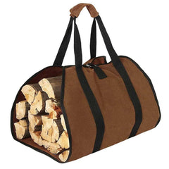 Large Capacity Firewood Storage Bag Waterproof Scratch-resistant Wood Log Carrier Outdoor Camping Firewood Holder Wood Carry Bag