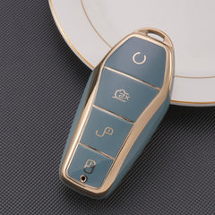 4 Buttons TPU Car Key Case for BYD Atto 3 Han EV Dolphin Remote Control Protect Cover Auto Accessories