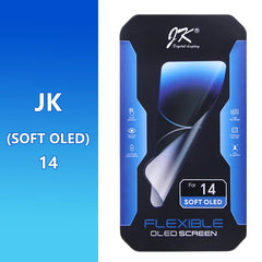 JK SOFT OLED شاشة LCD ل iPhone XS Max 12 13 14 16e Pro Max LCD شاشة تعمل باللمس محول رقمي استبدال التجميع