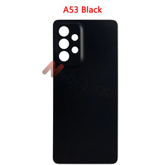 New For Samsung Galaxy A53 Back Cover Housing Rear Phone Case Door Replacement For Samsung A53 5G Battery Cover With Lens +Logo