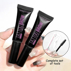 3D Peel-Off Eyebrow Gel Tint, Waterproof Tattoo Cream, Long-Lasting Dye, Natural Brow Shaping, Unisex, Safe for All Skin Types