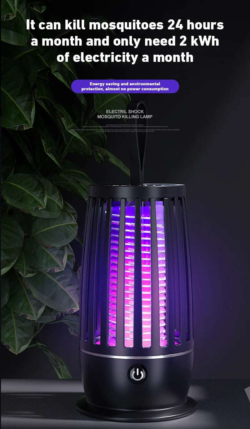 Xiaomi Mosquito Killer Repellent Lamp Rechargeable Electric Fly Trap Insect Killer Outdoor Mute Physical Mosquito Killer Lamps