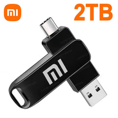 Xiaomi USB 3.2 16TB USB Flash Drive Memory Type-c 2-In-1 8TB 16TB OTG Pendrive 2TB High Speed Flash Disk 2TB For Computer