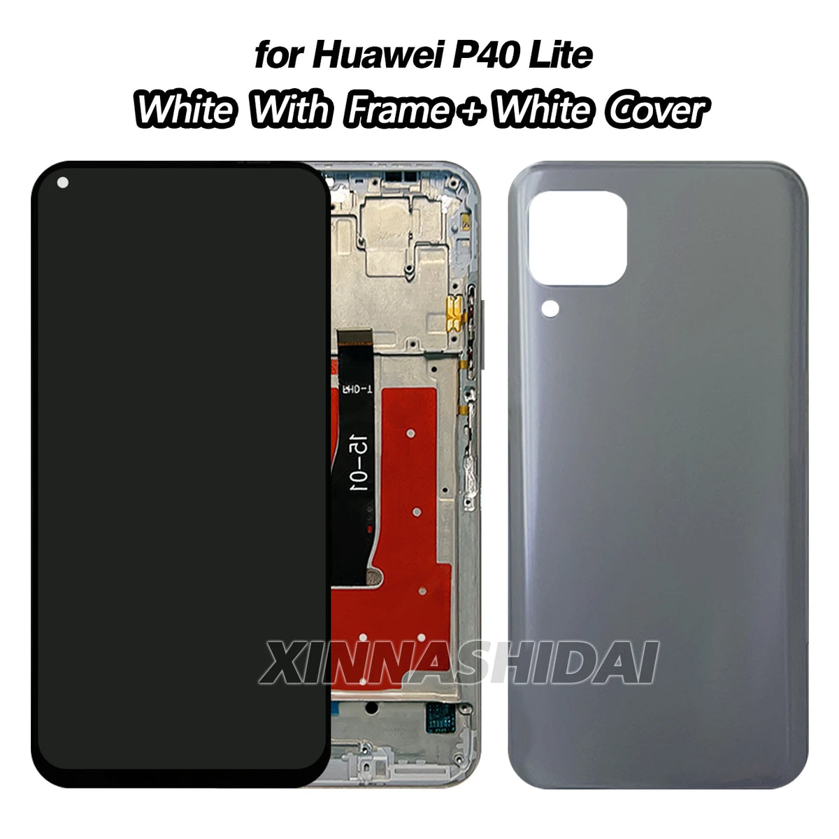 6.4’‘ New Display For Huawei P40 Lite LCD Touch Screen Digitizer Assembly With Frame Display Replacement For Huawei P40 Lite