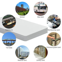 10PCS NTAG215 Blank NFC Cards PVC Tags NFC215 13.56Mhz TagMo Waterproof RFID NFC Phone 504 bytes