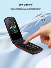 2025 SERVO F4 Fold Feature Mobile Phone 1.77" Display Dual SIM Standby Call Recording MP4 FM Radio 2G Flip Button Backup Phones
