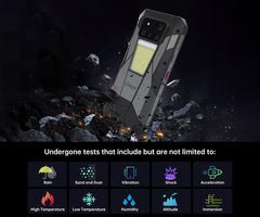 【العرض العالمي الأول】هاتف Unihertz 8849 Tank 4 pro الذكي 5G مع جهاز عرض بدقة 720 بكسل Dimensity 8300 سعة 36 جيجابايت + 1 تيرابايت وشاشة AMOLED بدقة 3K