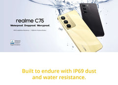[World Premiere] realme C75 MediaTek Helio G92 Max Processor 6.72'' 90Hz Display IP69 5828mAh Battery 45W Charge 50MP AI Camera