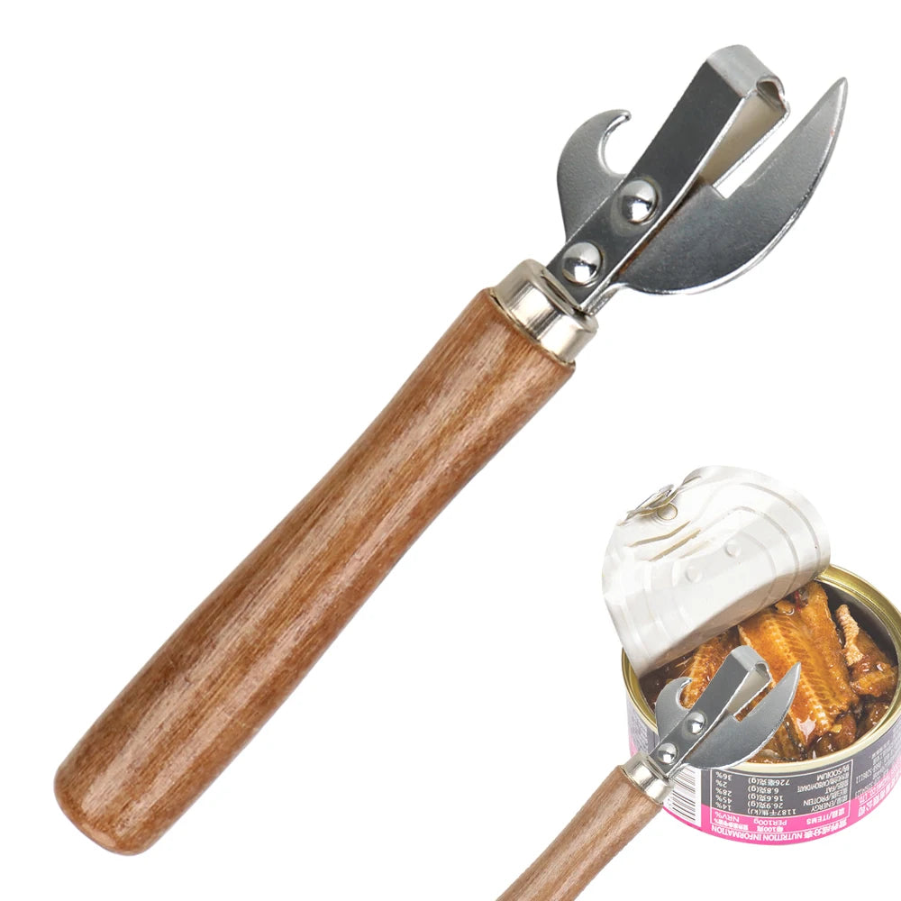 Can Opener For Jars Canisters Multifunctional Gadgets Manual Lid Remover Bottle Opener Kitchen Accessories