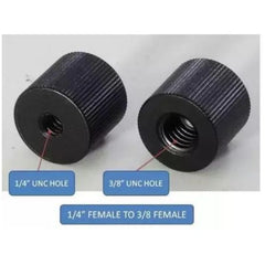 Metal 1/4 Female to 1/4 Female or 1/4 Female to 3/8 Female Screw for Tripod Magic Arm Camera DSLR Photography Studio Accessories