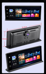 K2 Pro 11.3 بوصة سيارة DVR 4K كاميرا لاسلكية Carplay أندرويد أوتو شاشة Ai كاميرا لوحة القيادة مزدوجة العدسة مسجل فيديو نظام تحديد المواقع والملاحة لوحة القيادة