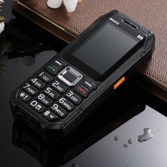 هاتف محمول متين M6000 GSM 2G Network 4 بطاقات SIM Magic Voice مقبس 3.5 مم شاشة 2.4 بوصة لوحة مفاتيح كبيرة هاتف محمول لكبار السن