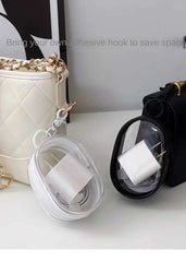 Portable Mini Zipper Storage Bag Keychain Box Organizer For Earphones Chargers Bags  A Gift for My Girlfriend Case