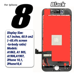 شاشة LCD AAA+ لهاتف iPhone 6 7 8 6s plus 7 8 Plus شاشة بديلة لهاتف iPhone 5 5S 5C 5se شاشة LCD تعمل باللمس ومحول رقمي