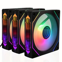 مروحة تبريد علبة PRISM IV PRO مقاس 120 مم، 5 فولت، 3 سنون ARGB، 12 فولت، 4 سنون PWM، لوحدة المعالجة المركزية والعلبة، سلسلة Infinity Mirror، 1650 دورة في الدقيقة، 65 قدم مكعب في الدقيقة