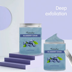 Catindra Blueberry Body Scrub Cleansing Exfoliator Removes Dark Spots Melanin Moisturizing Skin Care Exfoliating Scrubs